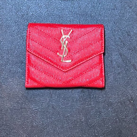 Designer inspired Satchel and Wallet in Monogram Cherry Print Brown, Red, Pink - Picture 14 of 16